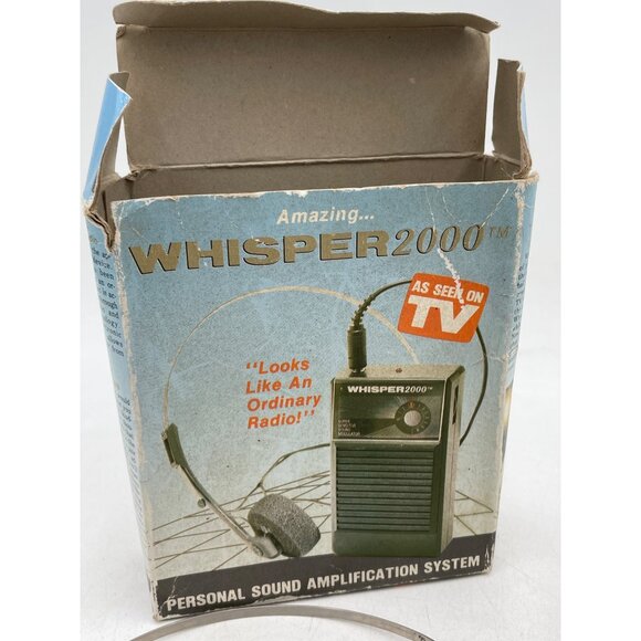 Whisper 2000 Personal Sound Amplification System With Box & Instructions - Picture 5 of 10